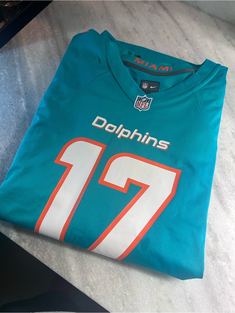 Nike NFL Miami Dolphins #17 Waddle Football Jersey